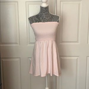 Kids Pink elastic beachy dress